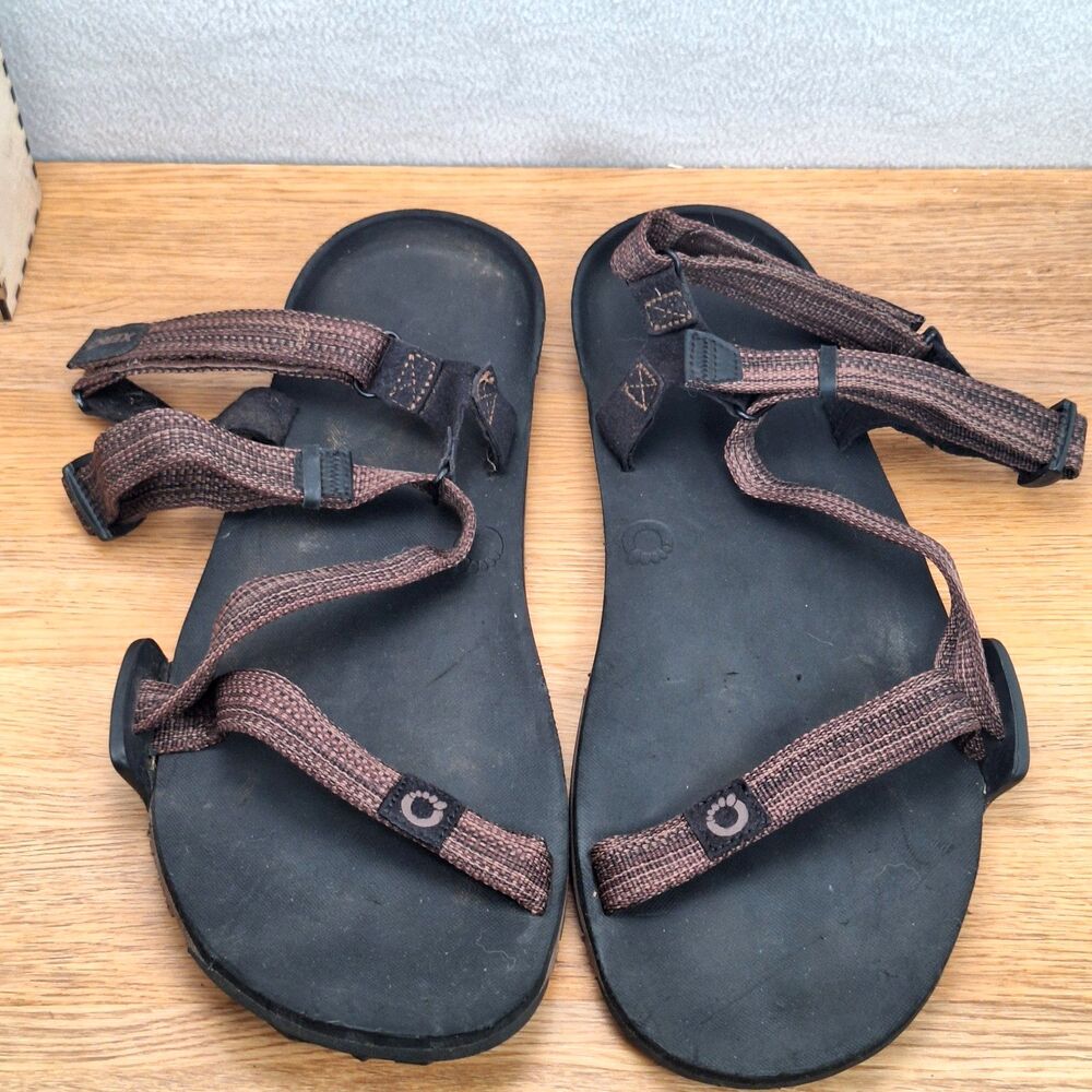Xero Shoes Z-Trail EV Sandals Men’s 13 Brown Minimalist Strappy Outdoor Barefoot